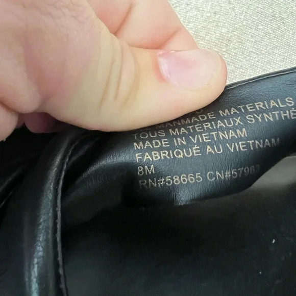 Abound Tracy Black Platform Heeled Sandal Size 8 - Picture 11 of 12